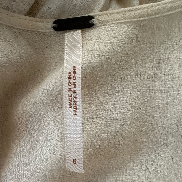 Free People Georgia lace cream and neon orange dress - Picture 6 of 9